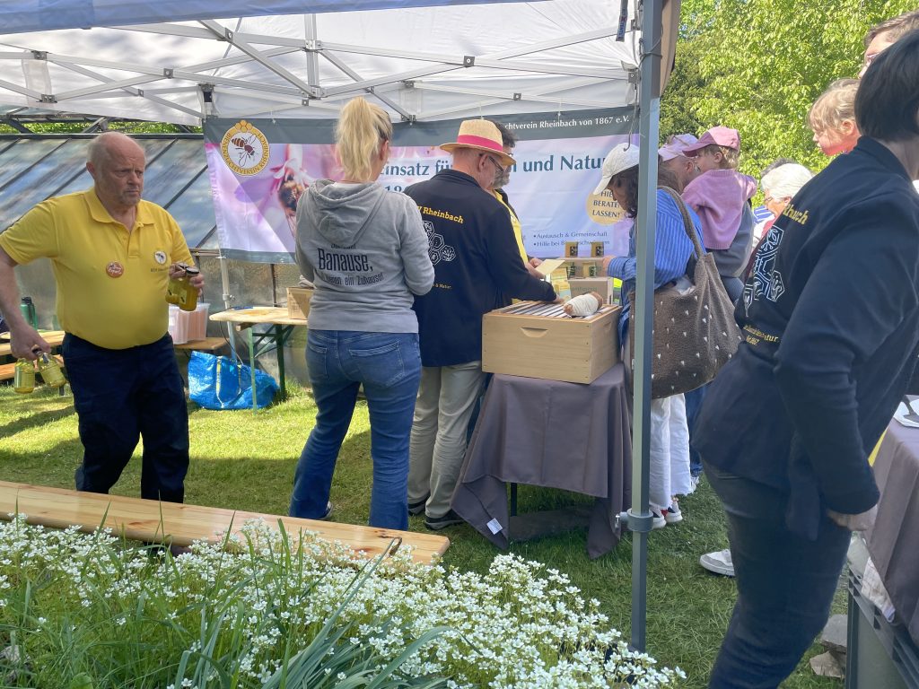 Viel Andrang beim Stand des BZV Rheinbach