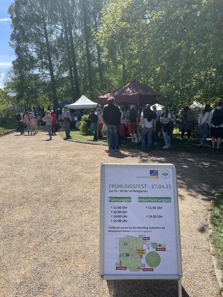 Programm beim Frühlingsfest im Melbgarten