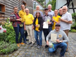 Siegerehrung bei der Honigverkostung